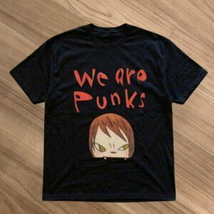 We are punks black t-shirt